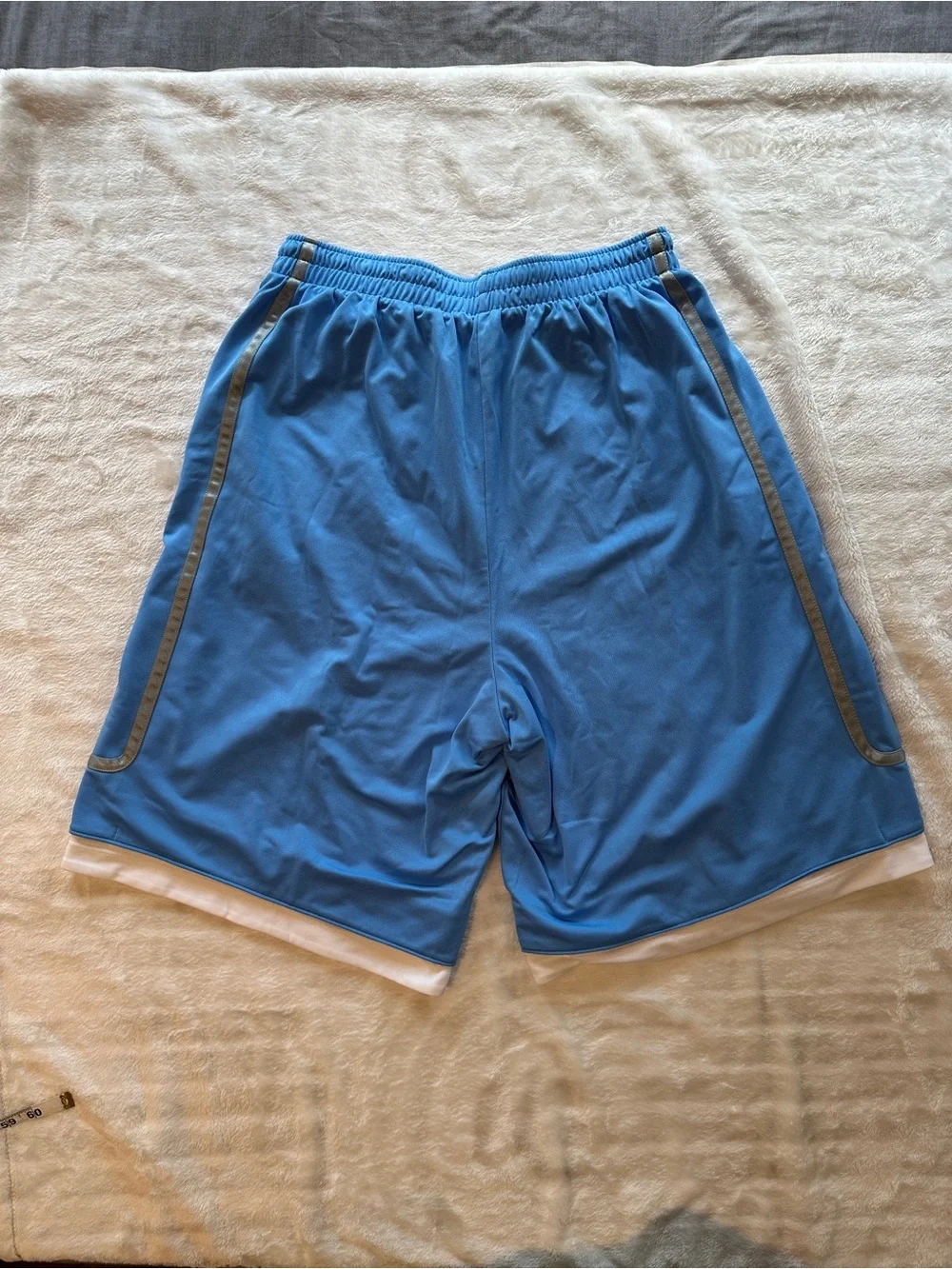 Vintage Jordan Brand UNC Powder Blue Basketball Tearaway Snap Shorts - Men’s XL